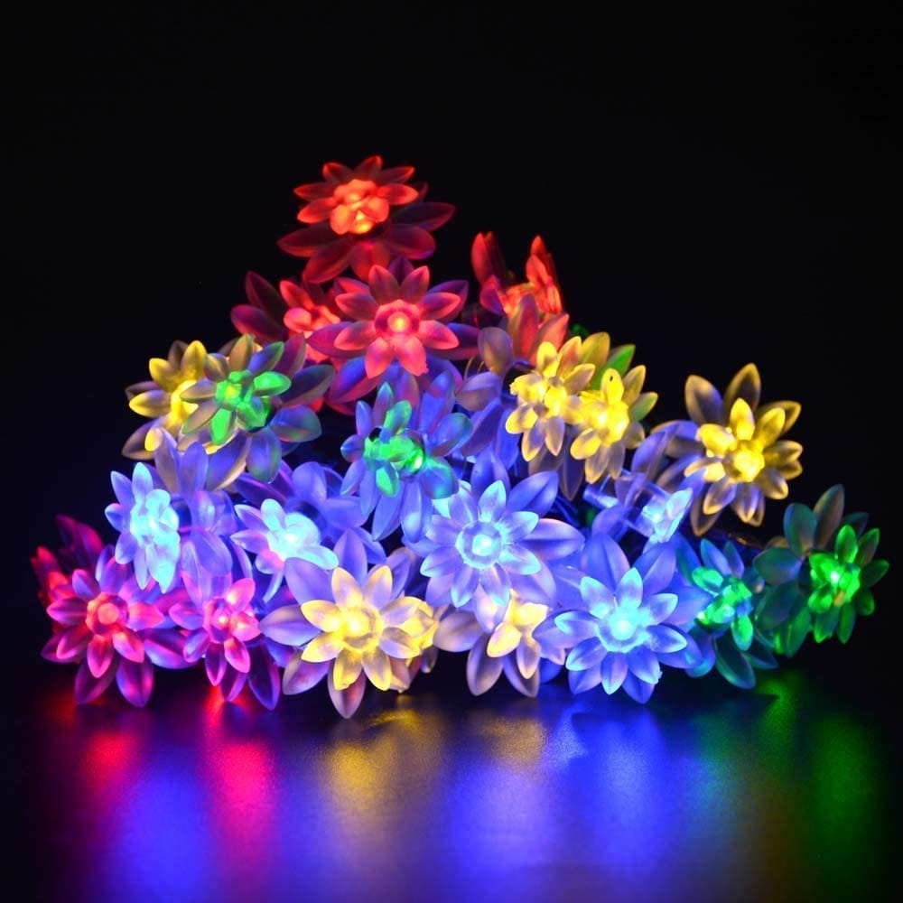 GLOWSERIE Romantic Multicolor LED Flower Lights for Home & Wedding Décor