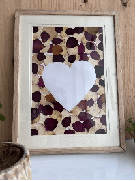 Heart-Shaped Rose Petal Pressed Flower Frame Handmade Botanical Gift for Valentines & Anniversaries Heart-Shaped Rose Petal Pressed Flower Frame Handmade Botanical Gift for Valentines & Anniversaries