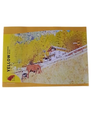 NAVNEET YELLOW DRAWING BOOK SMALL SIZE(A4) 36 PAGES