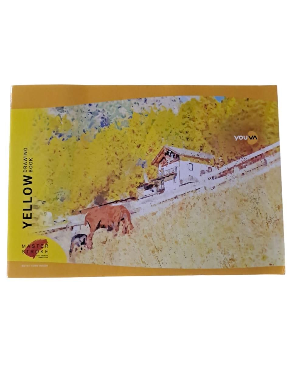 NAVNEET YELLOW DRAWING BOOK SMALL SIZE(A4) 36 PAGES
