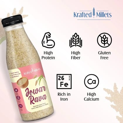 Jowar Rava-Pack of 1 - 380 G