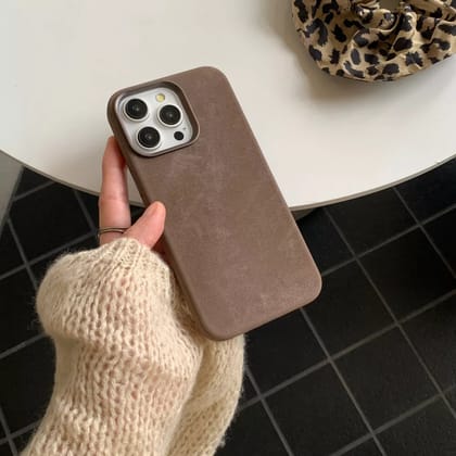 iPhone Series Soft Touch Fabric Cover Suede Inside MagSafe Charging Support Camera Protection Cover-iPhone 14 Pro