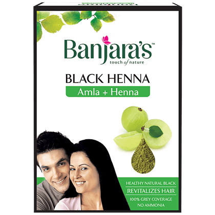 Banjara's Black Henna Hair Colour, 50 G Amla