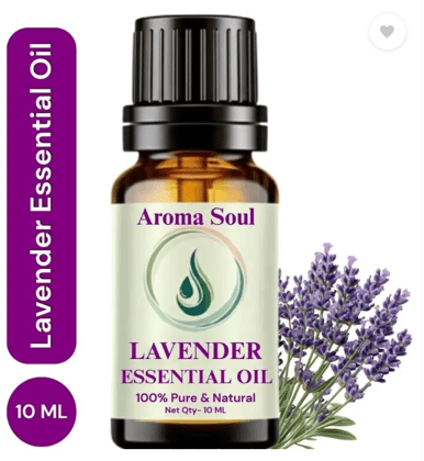 aroma soul Lavender Essential Oil, 100% Natural & Pure, for Hair, Skin, Face