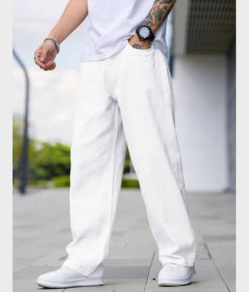 9x denims Clean Look Men's Jeans - White ( Pack of 1 )