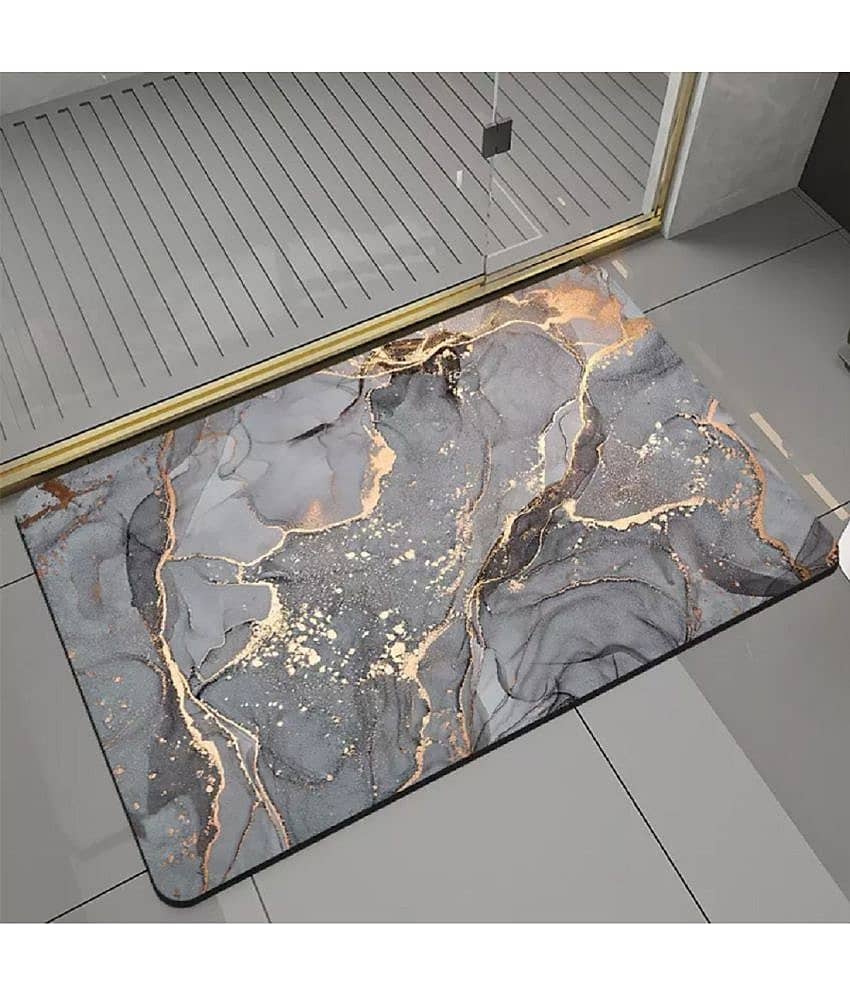 RAMDEV ENTERPRISE Anti-skid Rubber Bath Mat 40x60 cm ( Pack of 1 ) - Multicolor