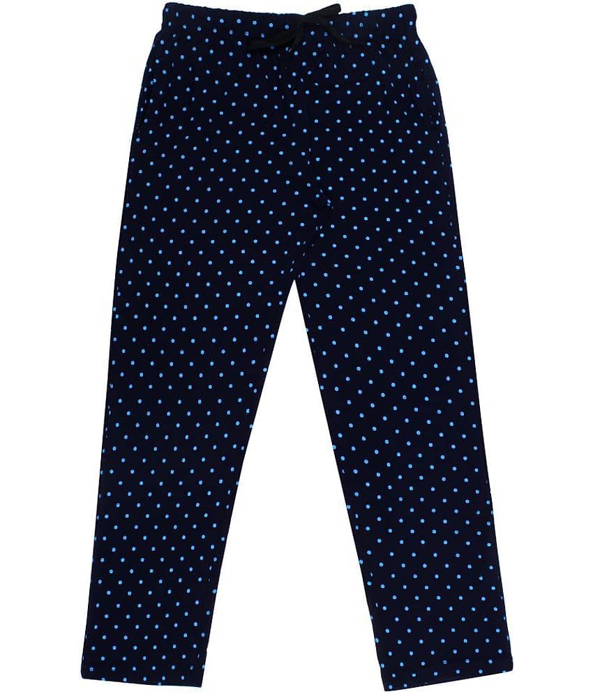 Diaz Pack of 1 Boys Cotton Trackpant ( Navy )