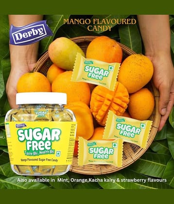 Derby Sugar Free Mango Flavored Hard Candies 660 gm Pack of 2