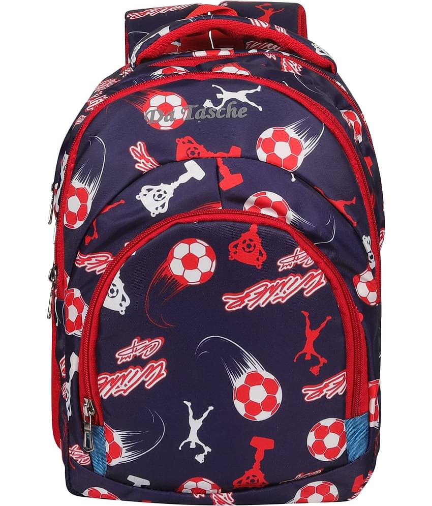 Da Tasche Navy Blue Polyester Backpack For Kids