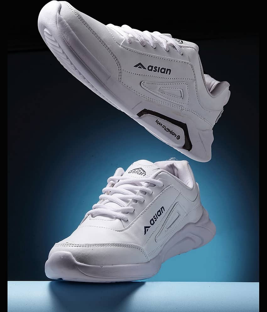 ASIAN WATERPROOF-05 - White Men's Sneakers