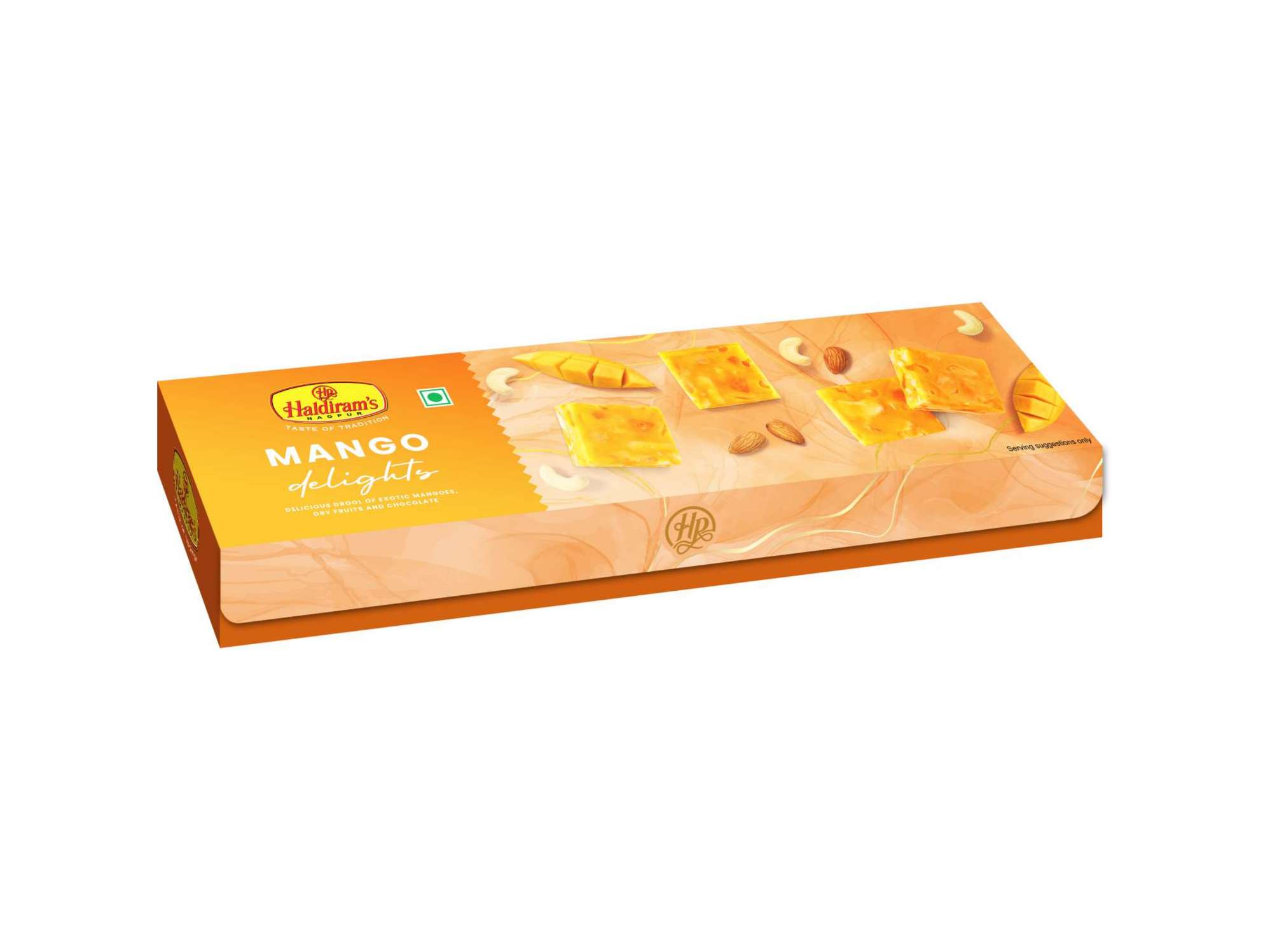 Haldiram's Mango Delights Packed Sweets - 125 Gm - Pack of 2