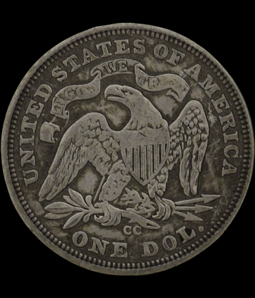 ~Big Coin~ 1 Dollar 1847 - Liberty Seated America Very Rare Coin- - - - - Above Image is Captured by us That's why Buyer will Receive Same Coin- - - - - - - -