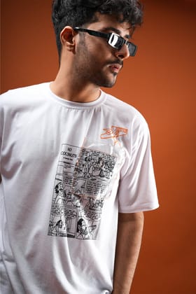Tinkle x A47: A Suppandi Tale- Transparent Pocket Tee-S