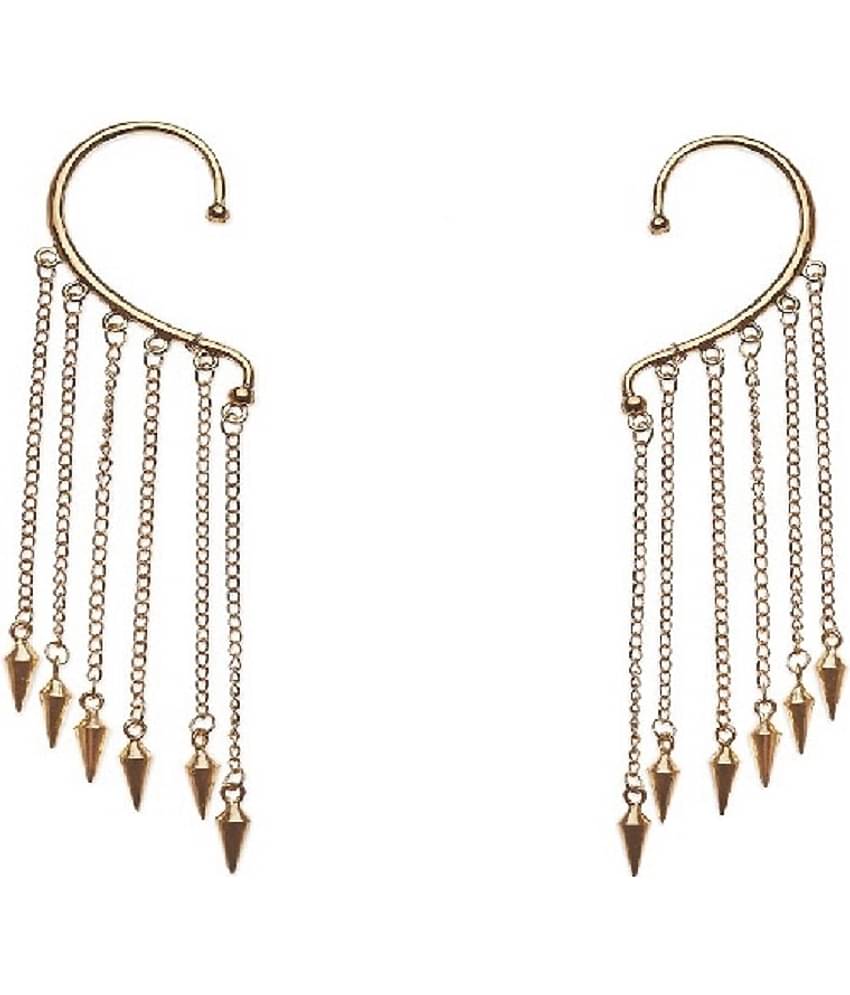 Renaissance Traders Gold EarCuff Earrings ( Pack of 1 )
