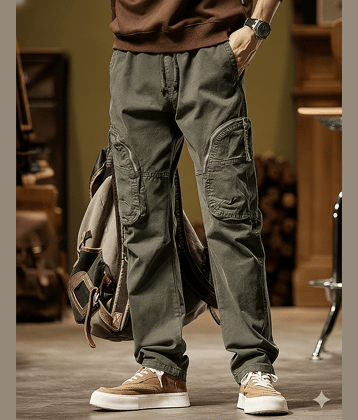 Shelony Black Cotton Men's Joggers ( Pack of 1 )