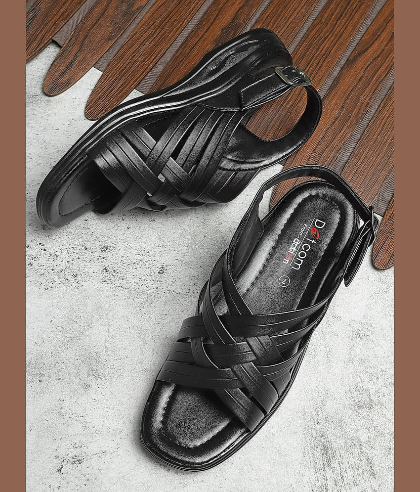 Action - Black Men's Sandals