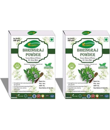 Kashvy Bhringraj Powder 400 Gm Pack of 2