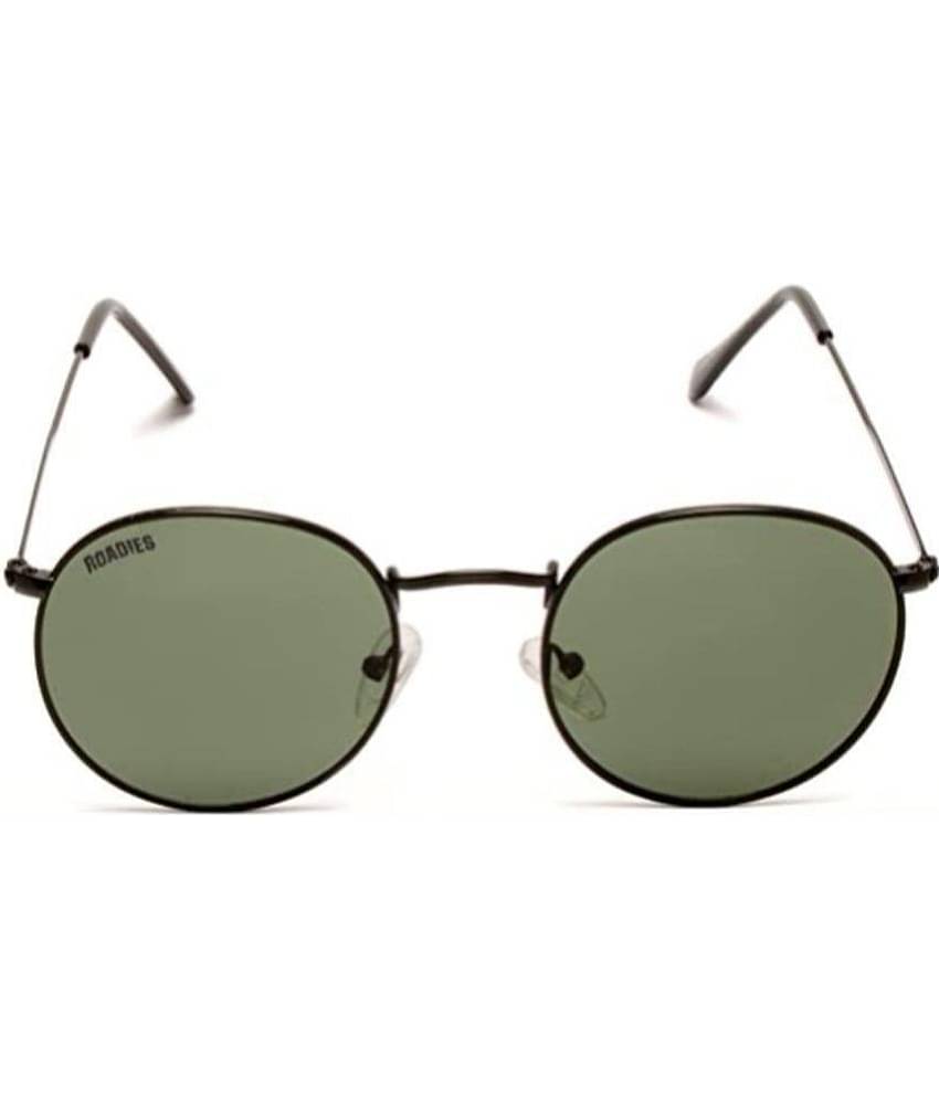 Roadies - Black Round Sunglasses ( Pack of 1 )