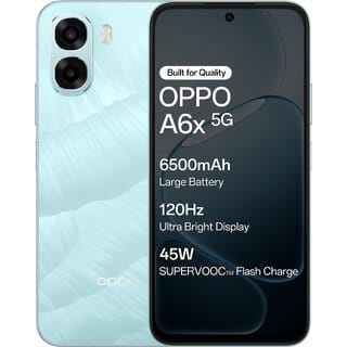 OPPO A6X  5G (6GB RAM , 128GB Storage ,  Ice Blue)