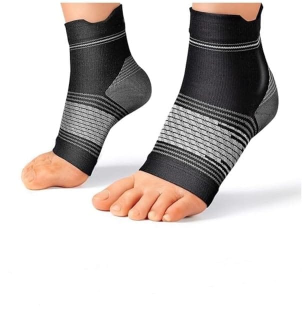 3_Pair Set Unisex Casual Cotton Printed Ankle Length Support Socks (Multicolor)-PID63409