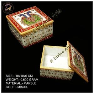 Marble Dry Fruit Box