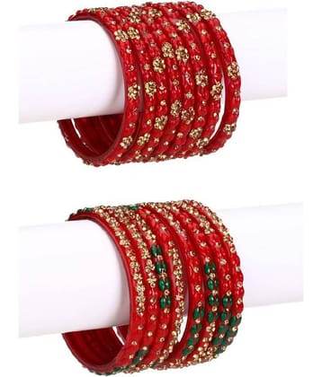 AFAST - Red Bangle Set (Pack of 2)