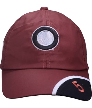 JMALL - Red Cotton Men's Cap ( Pack of 1 )