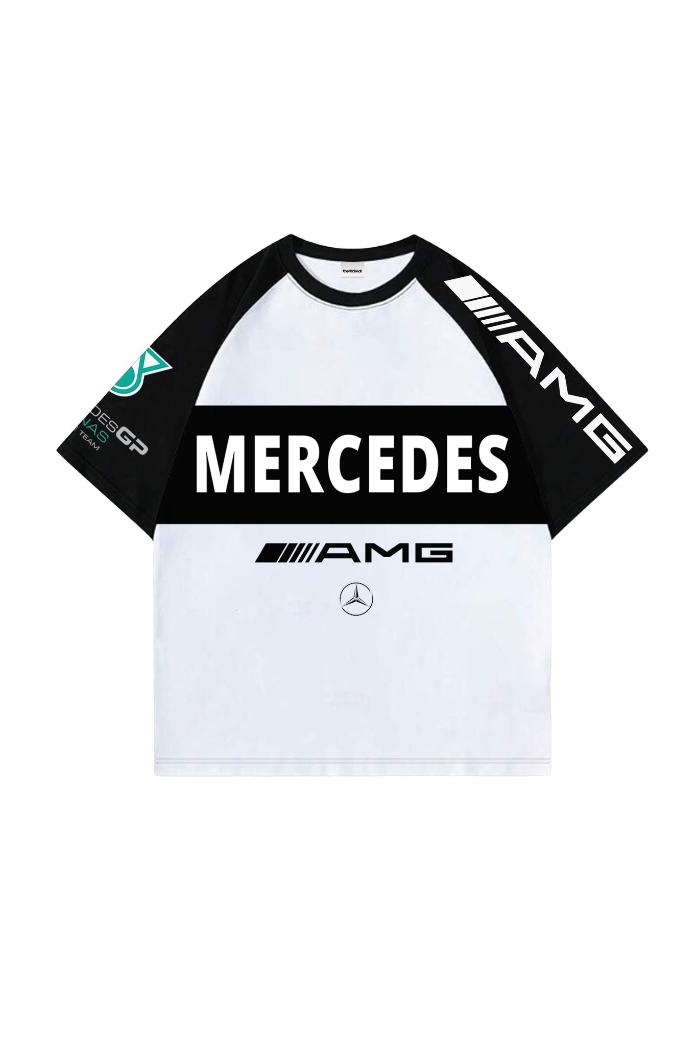 Mercedes Raglan Oversized T-shirt-S