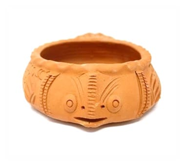 Handmade Fish Planter for Home Decoration and Indoor Planting (4 Inches)