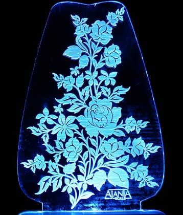 SUPERAJANTA Multicolor Night Lamp ( Pack of 1 )