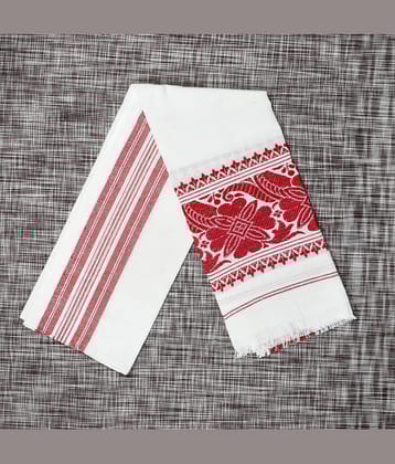 Shyam Handloom Pack of 1 Cotton Below 300 -GSM Bath Towel ( Maroon )