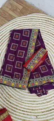 Traditional Lahariya print Georgette saree for women,s || Festive georgette saree for women's ||