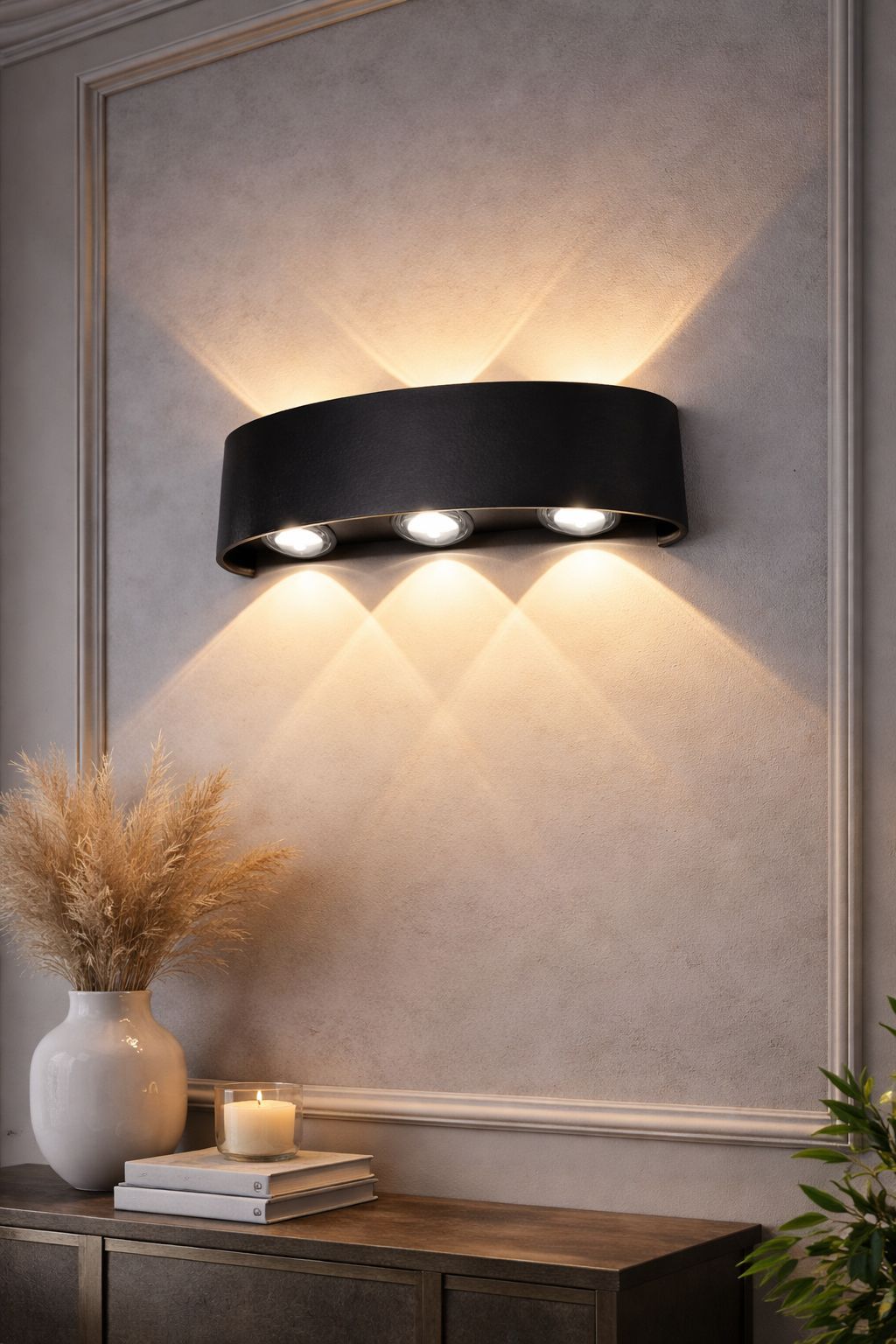 SPARKWORLD Uplight Wall Lamp With Bulb (Warm White)
