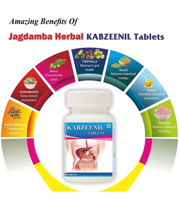 JAGDAMBA HERBAL Tablets For Indigestion ( Pack Of 2 )