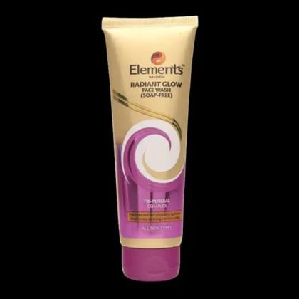 Elements Wellness Radiant Glow Face Wash (Soap-Free) 100g
