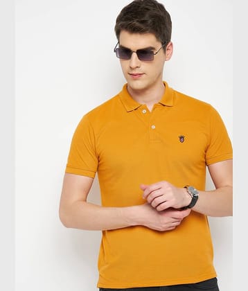 RELANE Pack of 1 Cotton Blend Regular Fit Solid Half Sleeves Men's Polo T Shirt ( Maroon )