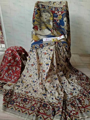 AWESOME LINEN COTTON PRINTED SAREE - 1998