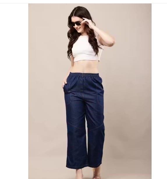 Women's Denim Plazo