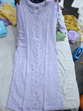 Kurti Voile Cotton Panel Jaali