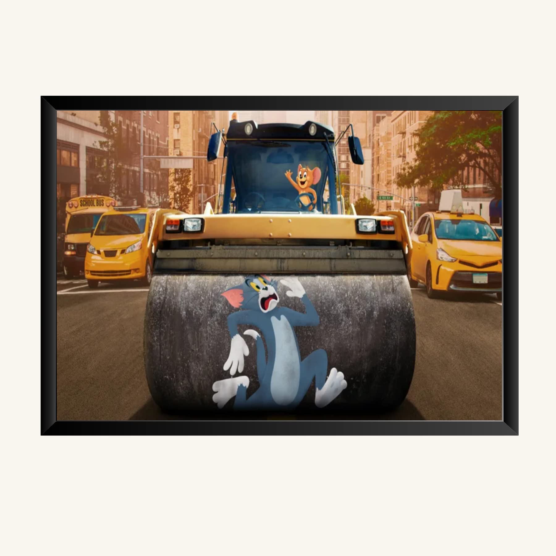 NOKKES Tom And Jerry Photo Frame Wall Poster 8X12 In Printed Poster Photo Paper 300Gsm Photo Frame For Wall Decoration _47