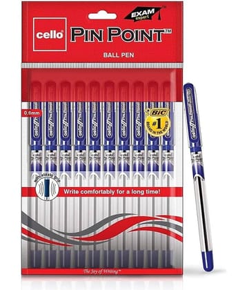 Cello Pens Blue Ball Pen ( Pack of 20 )