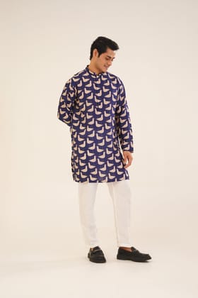 Adhiraj- Printed short kurta-XS/34