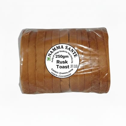 Rusk Toast, Milk Rusk, Tea Toast, Bakery Rusk, Crispy Toast Biscuits 250gm