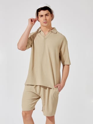Brooklyn Biscuit Oversized Polo Co-ords-S