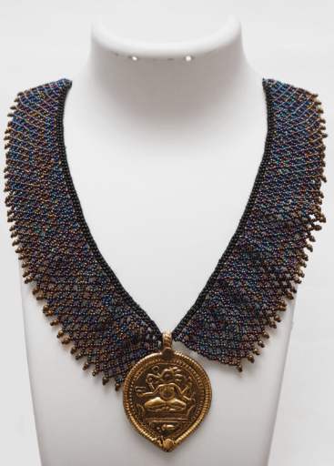 Sahaj Pendant Series Beaded Jaali Necklace