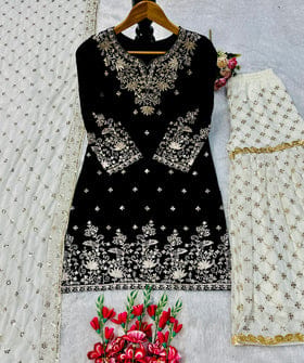 Designer Party Wear Top Plazzo And Dupatta Designer Party Wear Top Plazzo And Dupatta