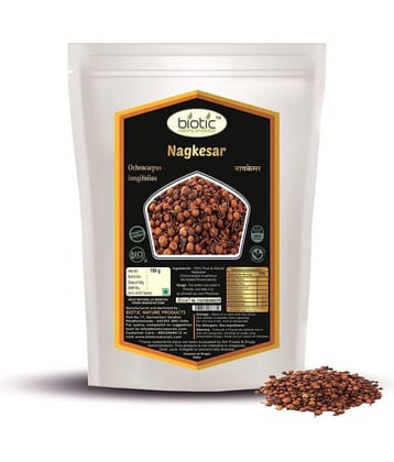 Biotic Nagkesar (Ochrocarpus Longifolius) Naag kesar - Mesua ferrea 100 gm