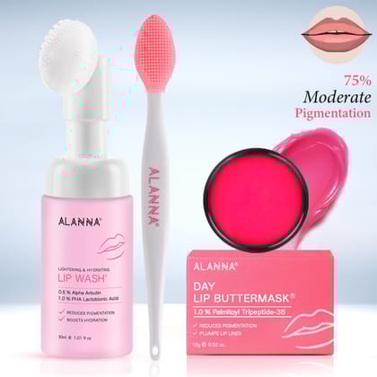 Lip Brightening Kit | Women | 2-Step | LipWash® + Day Lip ButterMask®