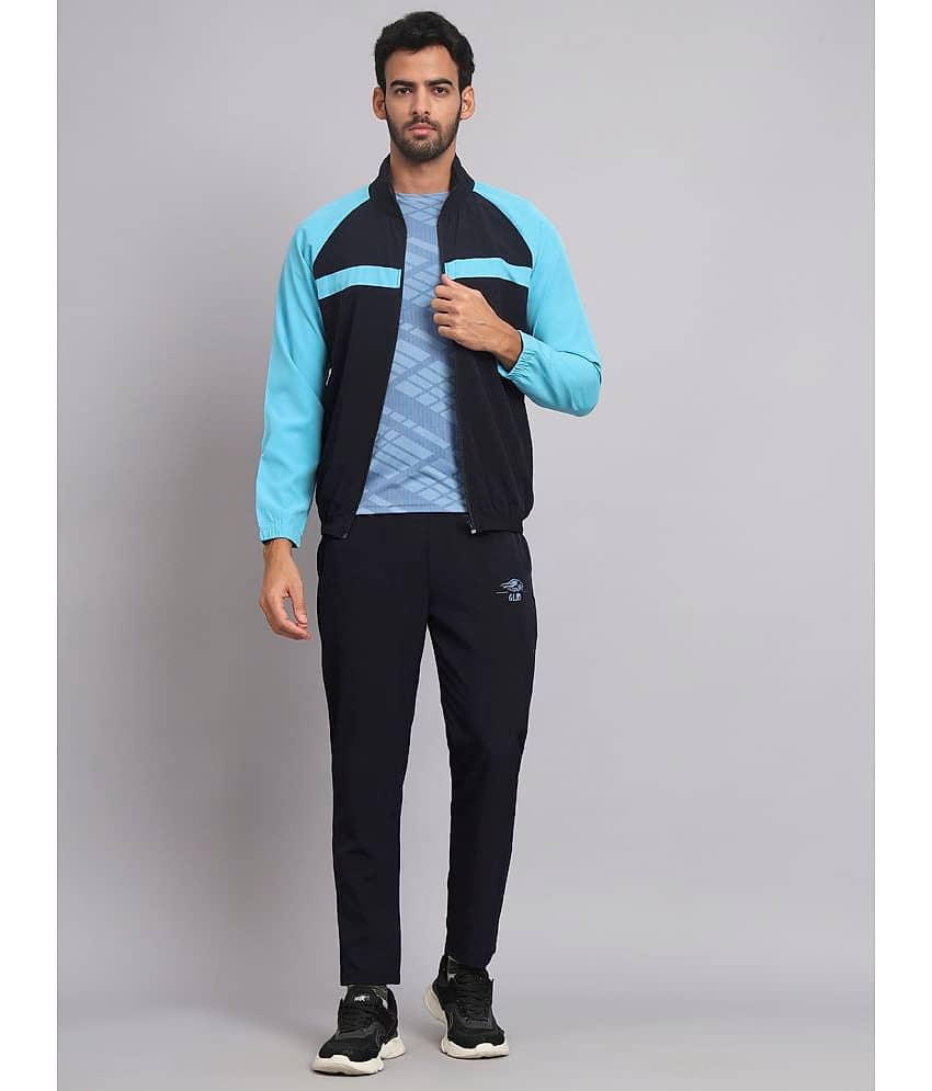 Glito - Multi Polyester Slim Fit Men's Tracksuit ( Pack of 1 )