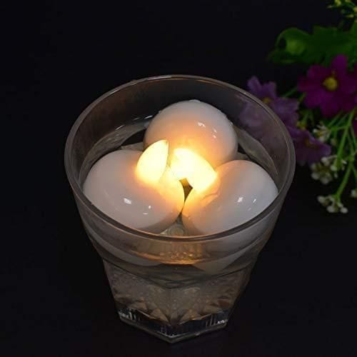 Flameless LED Tea Lights - Battery Operated Realistic Candles Pack of 24